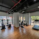 Vogue Fully Renovated Brand New Spacious One Bedroom Apartment With Balcony With Amazing Burj View From The Swimming Pool Located Bellevue Tower Downtown Dubai Walkable To Burj Khalifa And The Dubai Mall